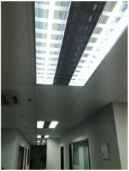 After - 2pcs of LED T8 tube